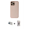 ieg™ iPhone 13 Pro Max Kılıf Yadigar Klasik - Siyah Bilvis 3D Cam Ekran Koruyucu + Rainbow Kamera Lens Koruma Cam - MI