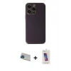 ieg™ iPhone 13 Pro Max Kılıf Yadigar Klasik - Siyah Joko 5D Cam + Rainbow Kamera Lens Koruma Cam - MI
