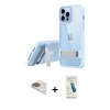 ieg™ iPhone 13 Pro Max Kılıf Yadigar Yansıma - Şeffaf Pasifik Cam Ekran Koruyucu + Pers Alüminyum Kamera Lens - GD