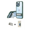 ieg™ iPhone 13 Pro Max Kılıf Yadigar Yansıma - Siyah 6D Mat Seramik Hayalet Nano Ekran Koruyucu + Rainbow Kamera Lens Koruma Cam - REGD