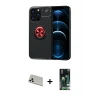 ieg™ iPhone 13 Pro Max Kılıf Yankı Form Prime - Şeffaf 360 Full Body Arka Koruyucu + Rainbow Kamera Lens Koruma Cam - BZ