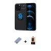 ieg™ iPhone 13 Pro Max Kılıf Yankı Form Prime - Şeffaf Maxco Cam Ekran Koruyucu + Metal Kamera Lens Koruma Cam - KUYL