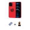 ieg™ iPhone 13 Pro Max Kılıf Yankı Form Prime - Şeffaf Maxco Cam Ekran Koruyucu + Metal Kamera Lens Koruma Cam - KUYL