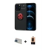 ieg™ iPhone 13 Pro Max Kılıf Yankı Form Prime - Şeffaf Maxco Cam Ekran Koruyucu + Rainbow Kamera Lens Koruma Cam - MI