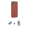 ieg™ iPhone 13 Pro Max Kılıf Yankı Serisi - Siyah Joko 5D Cam + Shine Kamera Lens Koruma Cam - GI
