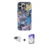 ieg™ iPhone 13 Pro Max Kılıf Zirve Form Özel Seri - Siyah Bilvis 5in1 3D Magic Cam Ekran Koruyucu + Pers Alüminyum Kamera Lens - LT