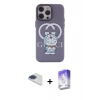 ieg™ iPhone 13 Pro Max Kılıf Zirve Form Özel Seri - Siyah Bilvis 5in1 3D Magic Cam Ekran Koruyucu + Pers Alüminyum Kamera Lens - LT