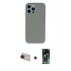 ieg™ iPhone 13 Pro Max Kılıf Zirve Modern Özel Seri - Şeffaf 360 Full Body Arka Koruyucu + Rainbow Kamera Lens Koruma Cam - KI