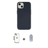 ieg™ iPhone 14 Kılıf Ahenk Serisi - Siyah Joko Magic 5D Cam + Shine Kamera Lens - GD