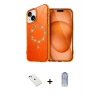 ieg™ iPhone 14 Kılıf Kıvılcım Form Prime - Siyah Joko Magic 5D Cam + Diamond Kamera Lens - KI