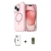 ieg™ iPhone 14 Kılıf Kıvılcım Form Prime - Siyah Joko Magic 5D Hayalet Cam + Shine Kamera Lens - MI