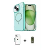 ieg™ iPhone 14 Kılıf Kıvılcım Form Prime - Siyah Joko Magic 5D Hayalet Cam + Shine Kamera Lens - MI