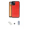 ieg™ iPhone 14 Kılıf Kıvılcım Işık Serisi - Siyah Joko Magic 5D Cam + Diamond Kamera Lens - PE