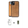 ieg™ iPhone 14 Kılıf Kıvılcım Işık Serisi - Siyah Joko Magic 5D Hayalet Cam + Shine Kamera Lens - GI