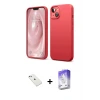 ieg™ iPhone 14 Kılıf Kozmos Yansıma Özel Seri - Siyah Bilvis 5in1 3D Magic Cam Ekran Koruyucu + Diamond Kamera Lens - PE