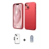 ieg™ iPhone 14 Kılıf Kozmos Yansıma Özel Seri - Siyah Joko Magic 5D Cam + Shine Kamera Lens - SH