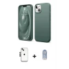 ieg™ iPhone 14 Kılıf Kozmos Yansıma Özel Seri - Siyah Joko Magic 5D Cam + Shine Kamera Lens - SH