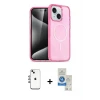 ieg™ iPhone 14 Kılıf Nova Asil Prime - Şeffaf Royal Nano Ekran Koruyucu + Shine Kamera Lens - GI