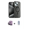 ieg™ iPhone 14 Kılıf Nova Asil Prime - Siyah Joko Magic 5D Cam + Raze Metal Kamera Lens - SH