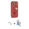 ieg™ iPhone 14 Kılıf Nova Işık Prime - Şeffaf Royal Nano Ekran Koruyucu + Diamond Kamera Lens - KI