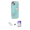 ieg™ iPhone 14 Kılıf Nova Işık Prime - Siyah Bilvis 5in1 3D Magic Cam Ekran Koruyucu + Diamond Kamera Lens - YL