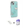 ieg™ iPhone 14 Kılıf Nova Işık Prime - Siyah Bilvis 5in1 3D Magic Cam Ekran Koruyucu + Diamond Kamera Lens - KI