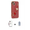 ieg™ iPhone 14 Kılıf Nova Işık Prime - Siyah Joko Magic 5D Cam + Shine Kamera Lens - KI
