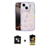 ieg™ iPhone 14 Kılıf Odak Prime - Siyah Buffer Cam Ekran Koruyucu + PVD Metal Kamera Lens - TU