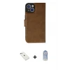 ieg™ iPhone 14 Kılıf Siluet Işık Serisi - Siyah Joko Magic 5D Cam + Diamond Kamera Lens - PE