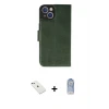 ieg™ iPhone 14 Kılıf Siluet Işık Serisi - Siyah Joko Magic 5D Cam + Diamond Kamera Lens - PE