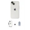 ieg™ iPhone 14 Kılıf Ufuk Minimal Özel Seri - Siyah Joko Magic 5D Cam + Shine Kamera Lens - SH