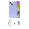 ieg™ iPhone 14 Kılıf Ufuk Serisi - Siyah Joko Magic 5D Cam + Shine Kamera Lens - YL