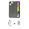 ieg™ iPhone 14 Kılıf Ufuk Serisi - Siyah Joko Magic 5D Cam + Shine Kamera Lens - YL