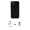 ieg™ iPhone 14 Kılıf Yadigar Yansıma Serisi - Siyah Joko Magic 5D Cam + Shine Kamera Lens - GI