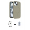 ieg™ iPhone 14 Kılıf Yankı Form Serisi - Siyah Joko Magic 5D Cam + Shine Kamera Lens - GI