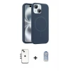 ieg™ iPhone 14 Kılıf Yankı Form Serisi - Siyah Joko Magic 5D Cam + Shine Kamera Lens - GI