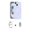 ieg™ iPhone 14 Kılıf Yankı Form Serisi - Siyah Joko Magic 5D Cam + Shine Kamera Lens - GI