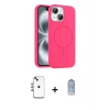 ieg™ iPhone 14 Kılıf Yankı Form Serisi - Siyah Joko Magic 5D Cam + Shine Kamera Lens - GI