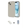 ieg™ iPhone 14 Kılıf Yankı Yansıma Özel Seri - Siyah Joko Magic 5D Cam + Diamond Kamera Lens - KI