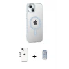 ieg™ iPhone 14 Kılıf Yörünge Koleksiyonu - Siyah Joko Magic 5D Cam + Shine Kamera Lens - GI