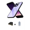 ieg™ iPhone 14 Pro Kılıf Nova Işık Serisi - Siyah Joko Magic 5D Cam + Raze Metal Kamera Lens - GD