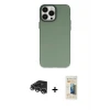 ieg™ iPhone 14 Pro Max Kılıf Ahenk Çizgi Prime - Siyah 6D Mat Seramik Hayalet Nano Ekran Koruyucu + Raze Metal Kamera Lens - GS