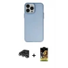 ieg™ iPhone 14 Pro Max Kılıf Ahenk Çizgi Prime - Siyah Buffer Cam Ekran Koruyucu + Raze Metal Kamera Lens - GS