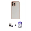 ieg™ iPhone 14 Pro Max Kılıf Ahenk Çizgi Serisi - Siyah Bilvis 5in1 3D Magic Cam Ekran Koruyucu + Bilvis Titan Kamera Lens - SH