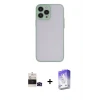 ieg™ iPhone 14 Pro Max Kılıf Ahenk Çizgi Serisi - Siyah Bilvis 5in1 3D Magic Cam Ekran Koruyucu + Bilvis Titan Kamera Lens - SH