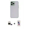 ieg™ iPhone 14 Pro Max Kılıf Ahenk Çizgi Serisi - Siyah Joko 5D Cam + Bilvis Titan Kamera Lens - GS