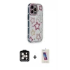 ieg™ iPhone 14 Pro Max Kılıf Ahenk Modern Serisi - Siyah Joko 5D Cam + PVD Metal Kamera Lens - TU