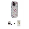 ieg™ iPhone 14 Pro Max Kılıf Ahenk Modern Serisi - Siyah Mat Seramik Nano Ekran Koruyucu + Bilvis Titan Kamera Lens - DNMR