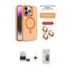 ieg™ iPhone 14 Pro Max Kılıf Akış Form - Siyah 6D Mat Seramik Hayalet Nano Ekran Koruyucu + Bilvis Titan Kamera Lens - GS