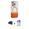 ieg™ iPhone 14 Pro Max Kılıf Çekirdek Asil Özel Seri - Siyah Bilvis 5in1 3D Magic Cam Ekran Koruyucu + Raze Metal Kamera Lens - GD